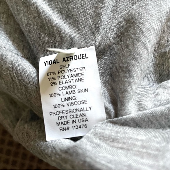 Yigal Azrouel Skirt Python Snake Print Leather - Picture 4 of 12